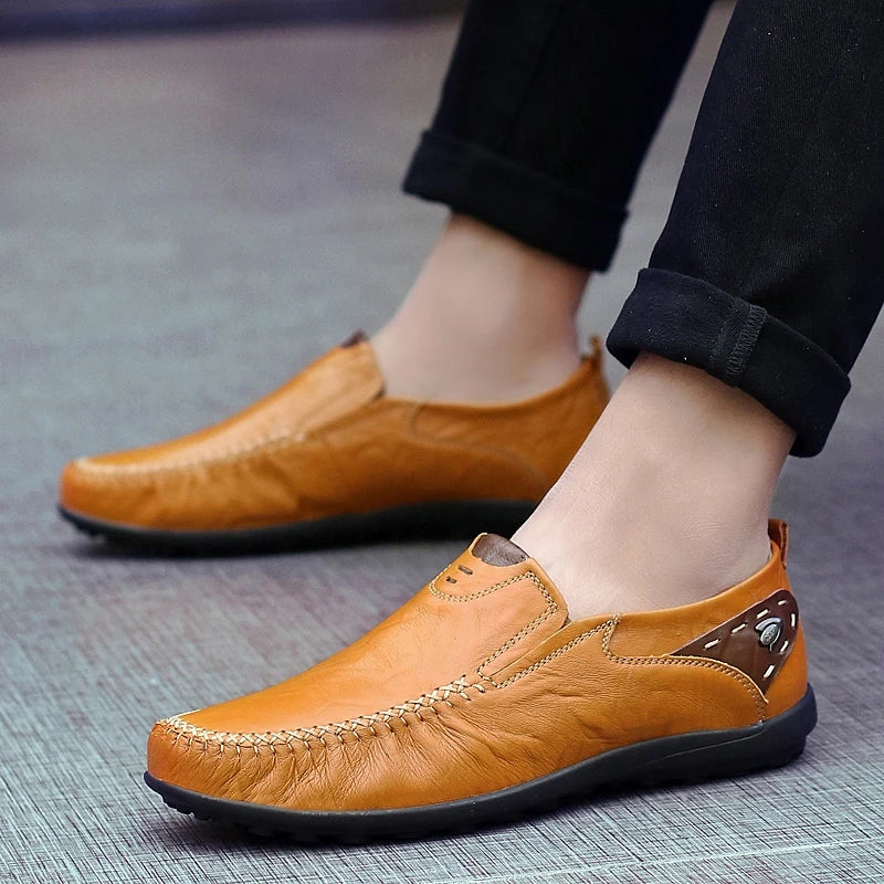 Luxury Genuine Leather Shoes for Men - Various Colors