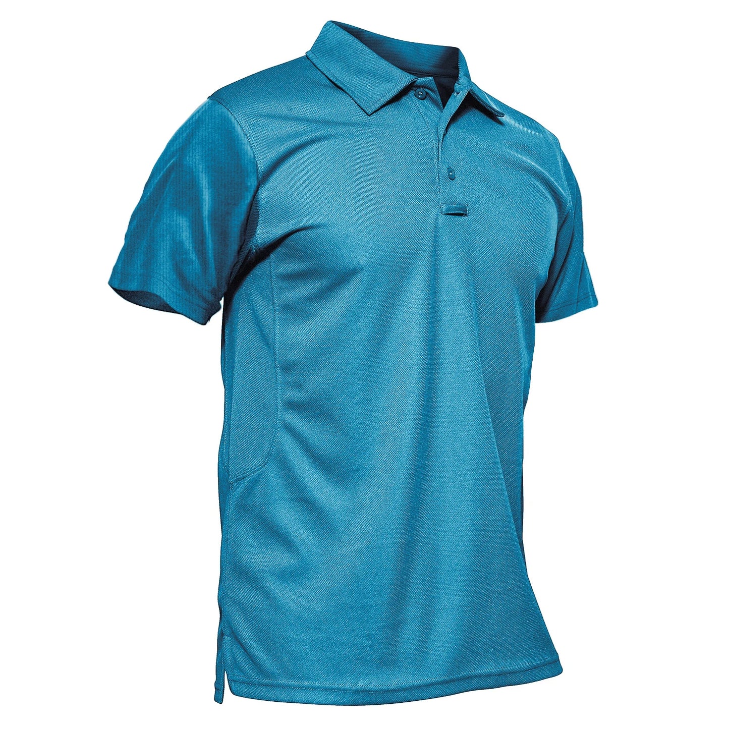 Vibrant Men's Short Sleeve Polo T-Shirt - Quick Dry Fashion Tee