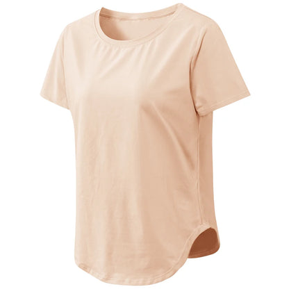 Classic Short Sleeve Tee for Women - Loose Fit Design