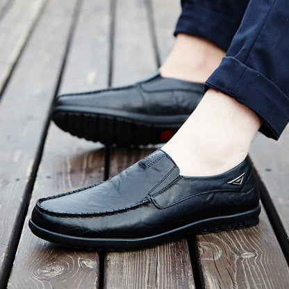 Men's Luxury Genuine Leather Slip-On Shoes