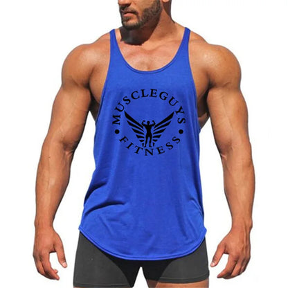 Men's Fitness Tank Top - Sleeveless Bodybuilding Vest