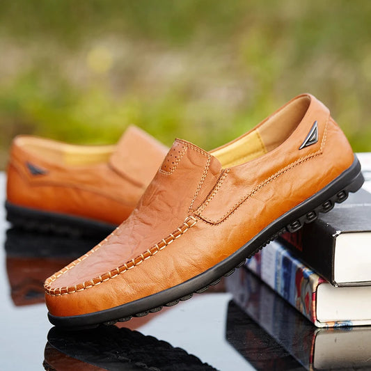 Men's Luxury Genuine Leather Slip-On Shoes