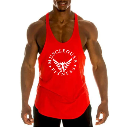 Men's Fitness Tank Top - Sleeveless Bodybuilding Vest