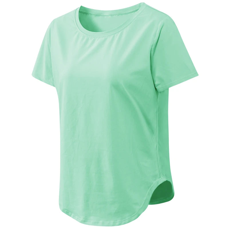 Classic Short Sleeve Tee for Women - Loose Fit Design