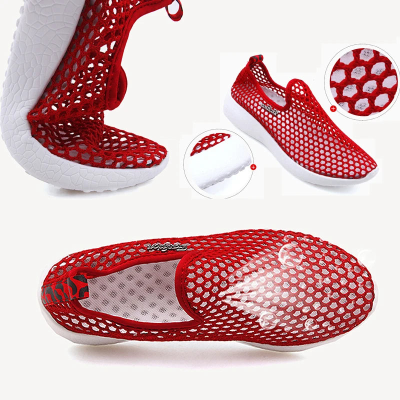 Breathable Mesh Women's Sneakers-Various Colors