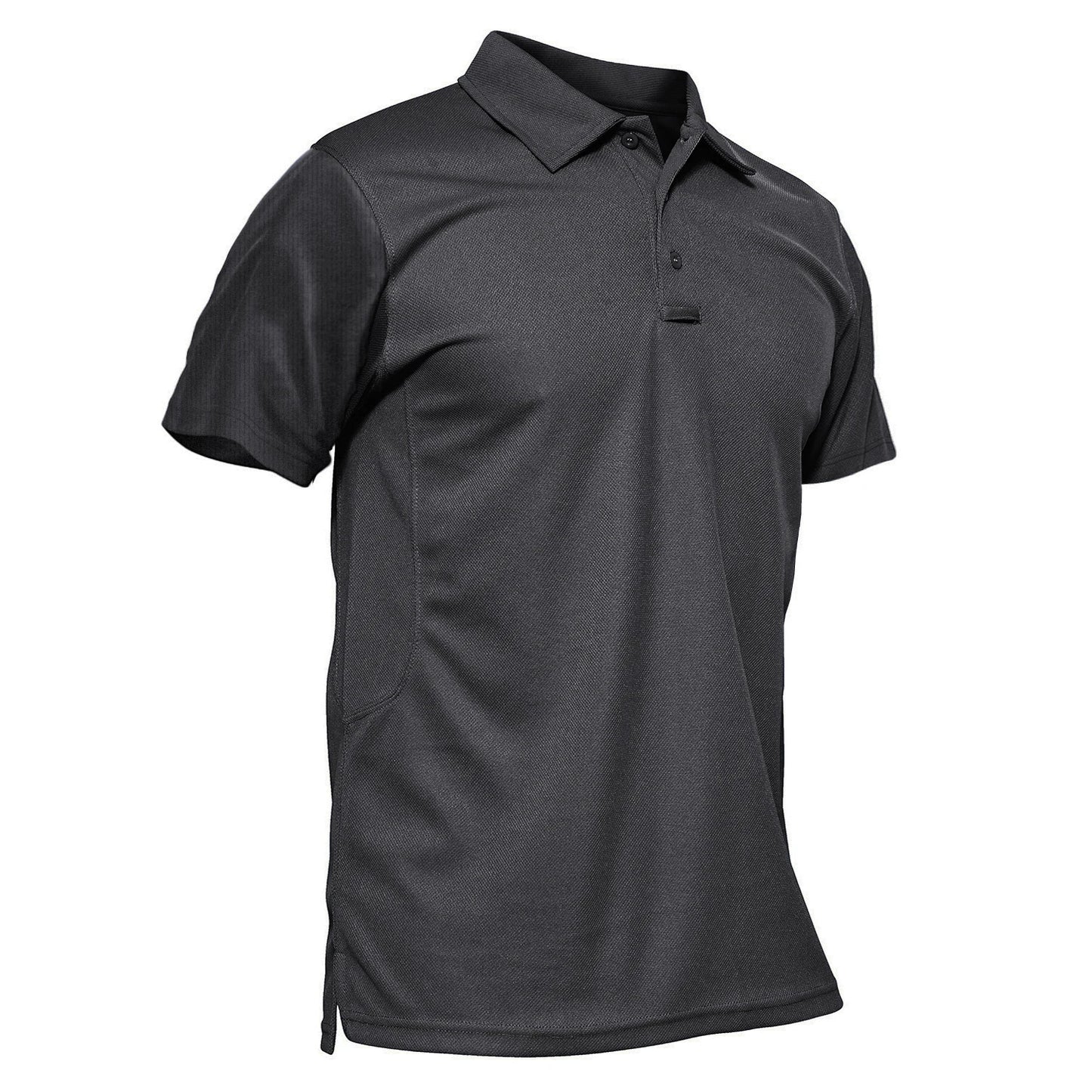 Vibrant Men's Short Sleeve Polo T-Shirt - Quick Dry Fashion Tee