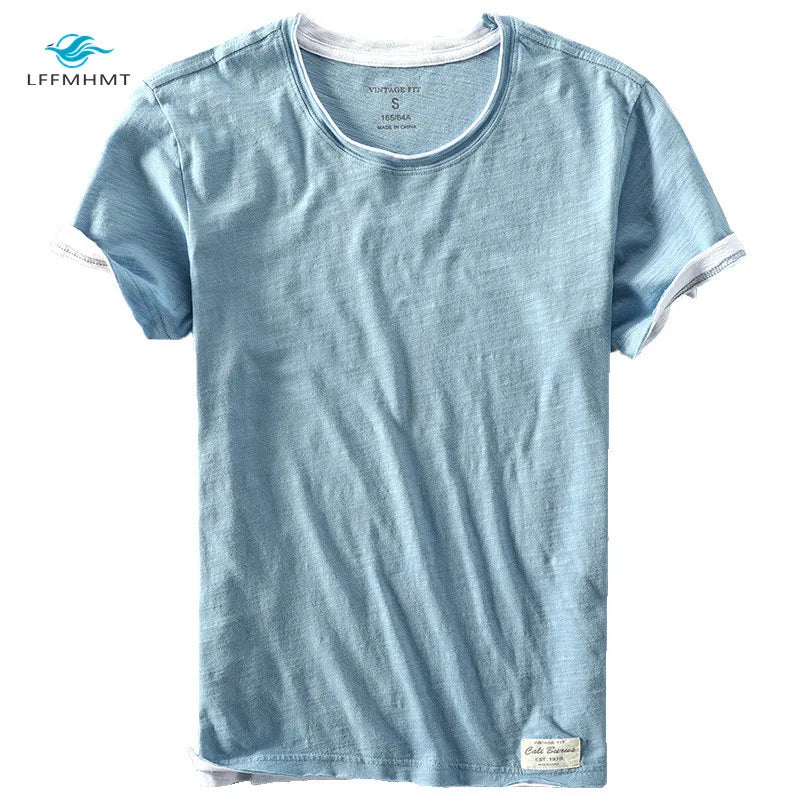 Men's Casual Short Sleeve Thin T-Shirt - Various Colors