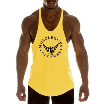 Men's Fitness Tank Top - Sleeveless Bodybuilding Vest