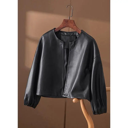 Womens Vintage Style Faux Leather - Slim Fit