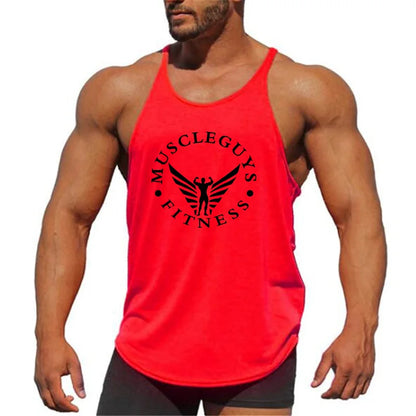 Men's Fitness Tank Top - Sleeveless Bodybuilding Vest