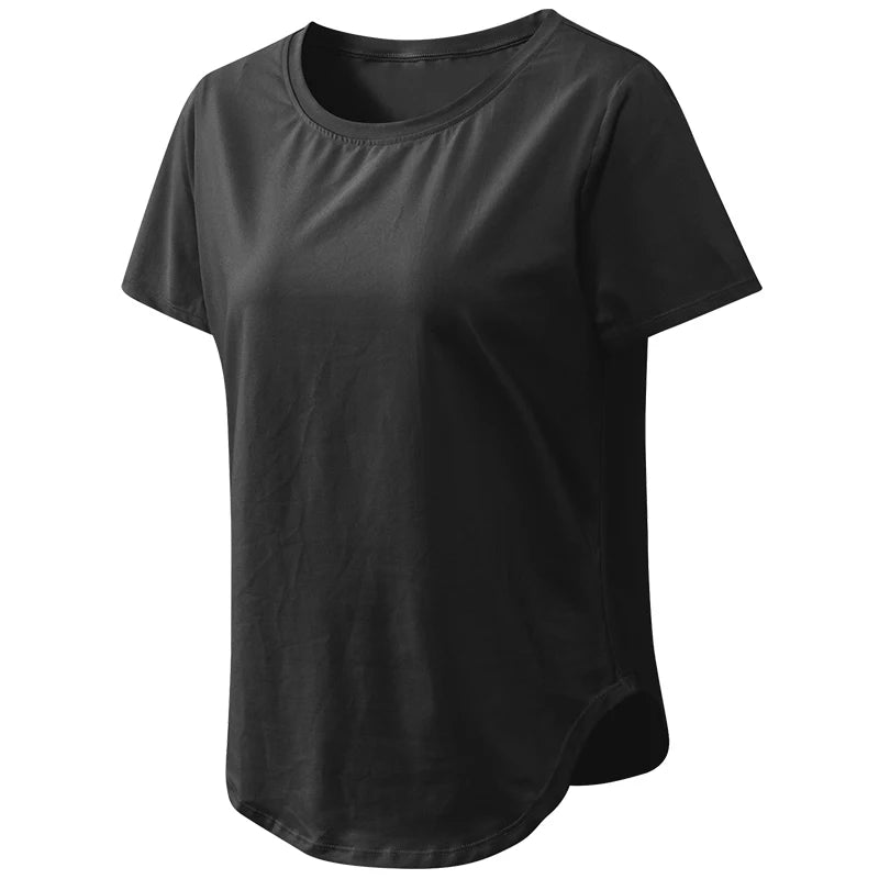 Classic Short Sleeve Tee for Women - Loose Fit Design