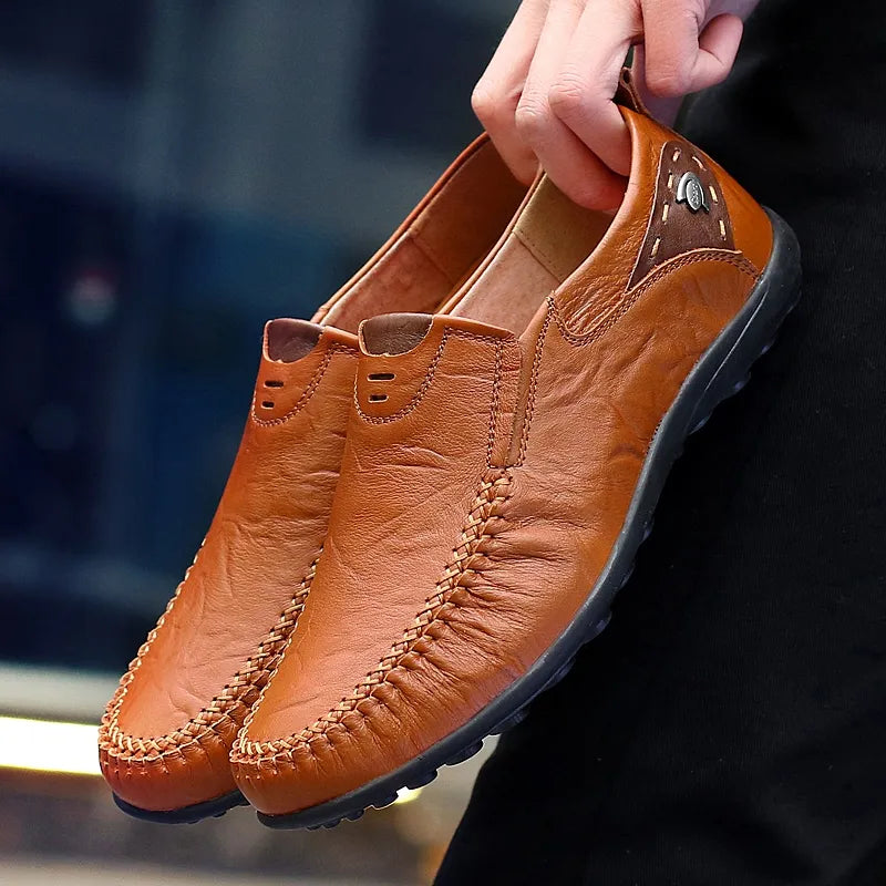 Luxury Genuine Leather Shoes for Men - Various Colors