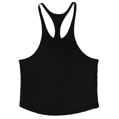 Men's Sleeveless Muscle Tank Top - Cotton Gym Vest