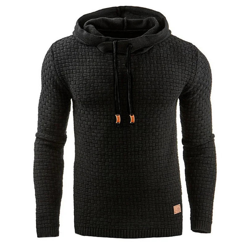 Men's Oversized Casual Hoodie with Zipper - Various Colors