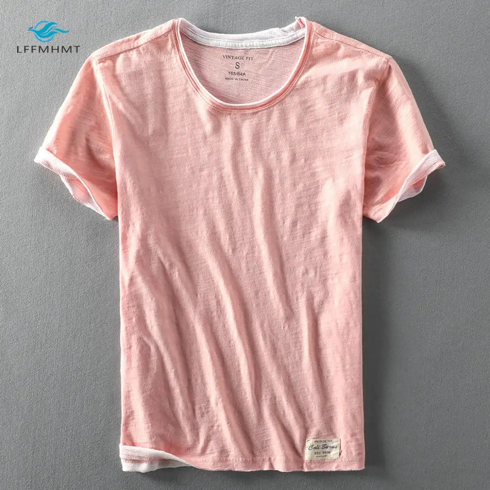 Men's Casual Short Sleeve Thin T-Shirt - Various Colors