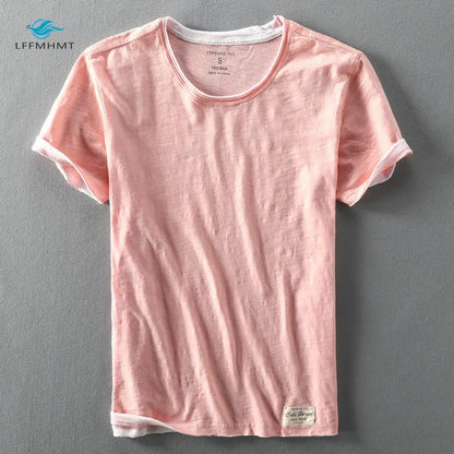 Men's Casual Short Sleeve Thin T-Shirt - Various Colors