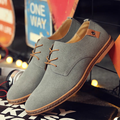 Men's Classic Oxford Casual Suede Shoes- Various Colors