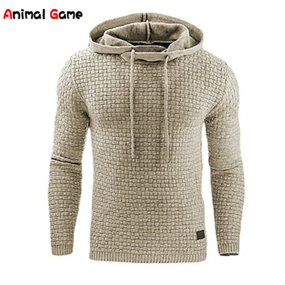 Men's Oversized Casual Hoodie with Zipper - Various Colors