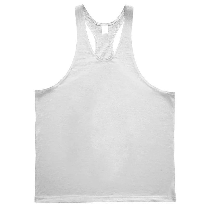 Men's Sleeveless Muscle Tank Top - Cotton Gym Vest