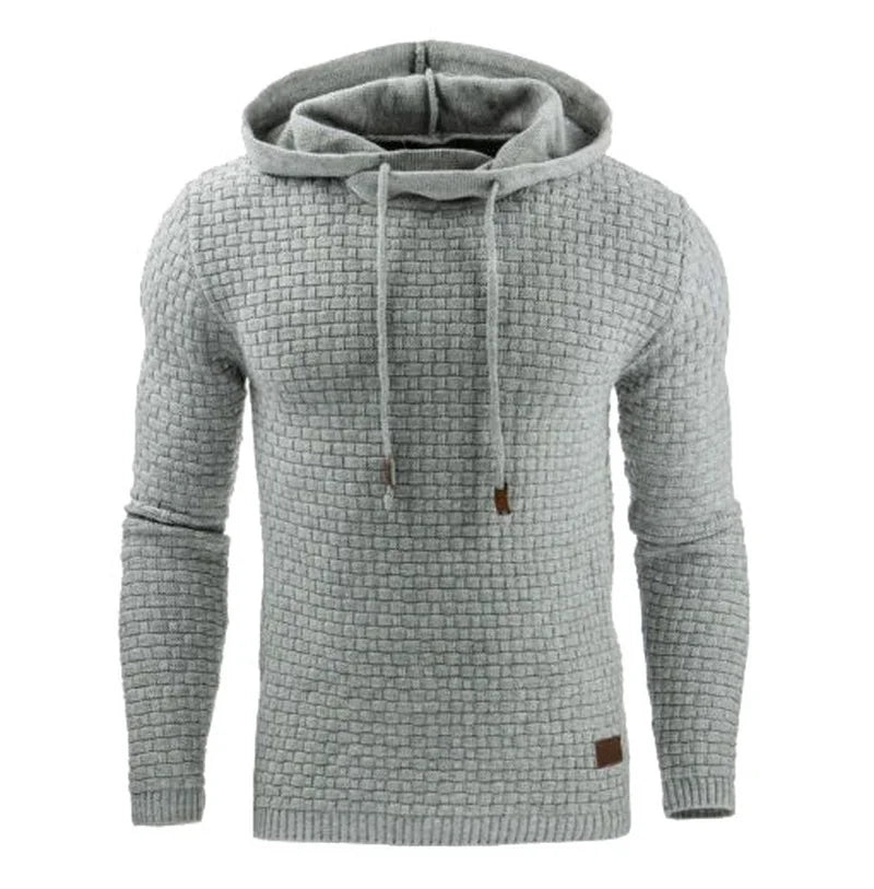 Men's Oversized Casual Hoodie with Zipper - Various Colors