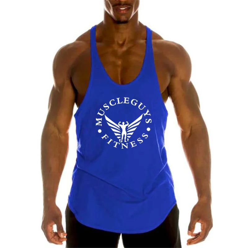 Men's Fitness Tank Top - Sleeveless Bodybuilding Vest