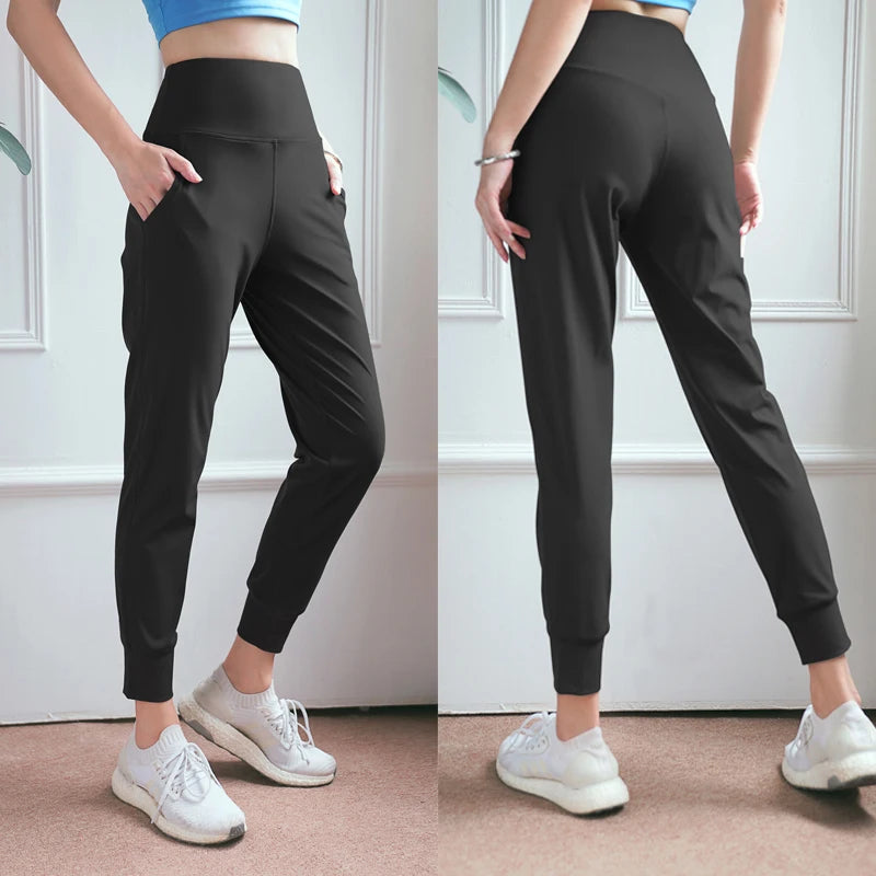 Women's Loose Fit Drawstring Joggers - Various Colors