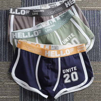 3-Pack Men's Cotton "Unite 20" Shorts - Various Colors