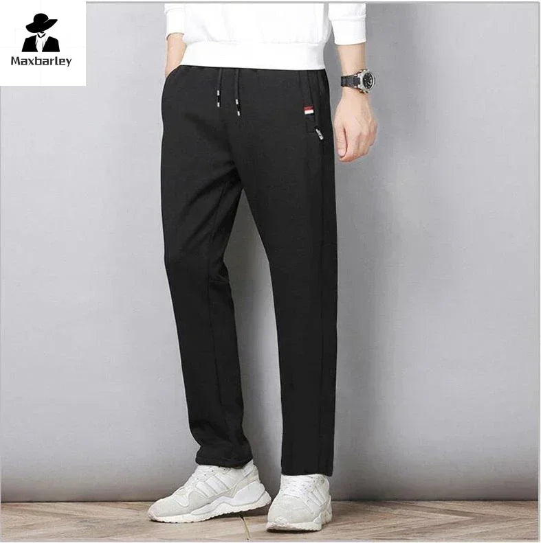 Men's Loose Fit Cotton Jogger Trousers - Various Colors