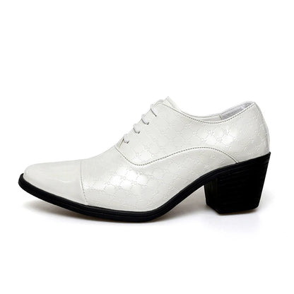 Men's High Heel Shoes With Height Enhancement