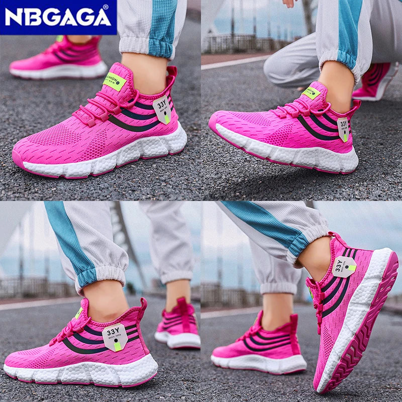 Women’s Lightweight Breathable Fashion Running Sneakers - Comfortable Casual Fit-Various Colors