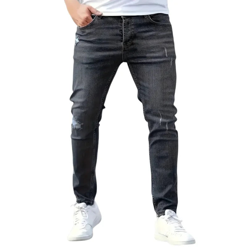 Men's Casual Stretch Skinny Straight Pencil Jeans