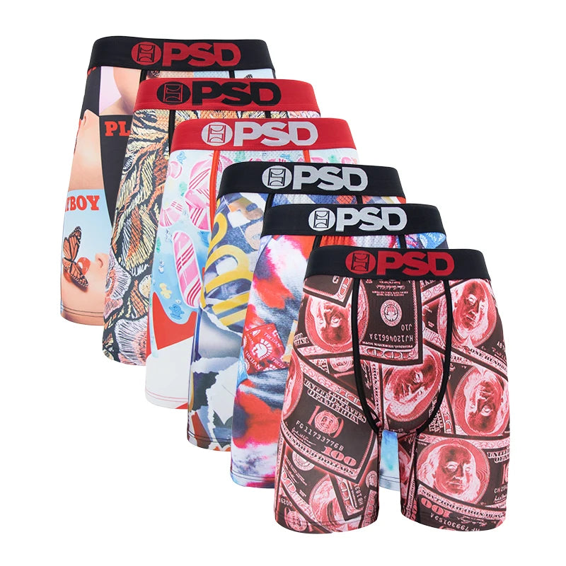 6-Pack Animated Print Men's Hipster Underwear