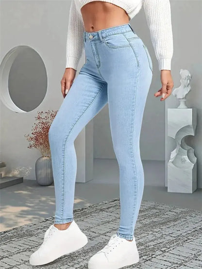 Women's Stretch Slim Fit Skinny Jeans-Various Colors