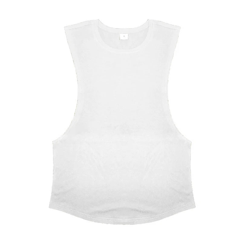 Men's Sleeveless Muscle Tank Top - Cotton Gym Vest