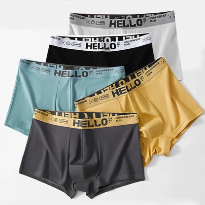 6-Piece Men's Cotton Underwear Set - Breathable Boxer Shorts - Various Colors