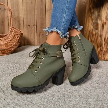 Stylish High Heel Ankle Boots for Women - Various Colors