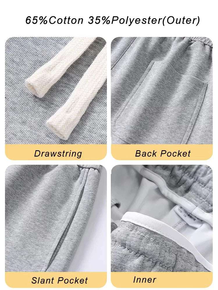 Men's Loose Fit Jogger Sweatpants with Drawstring