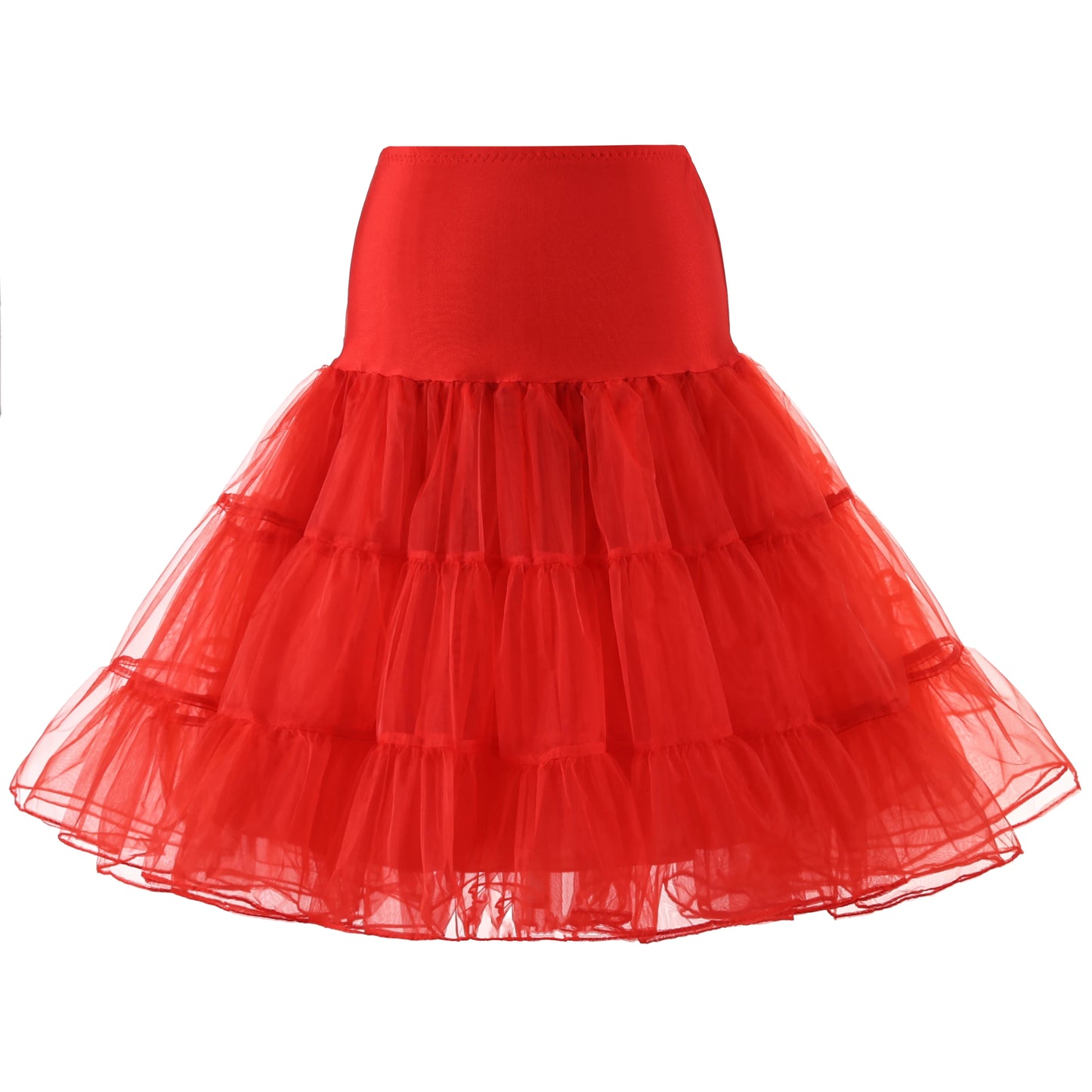 Women's Retro Tulle Petticoat Half Slip Tutu Underskirt - Various Colors