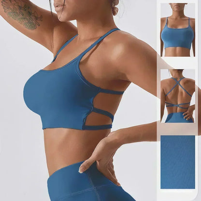 Women's Back Sports Bra for Yoga and Fitness  - Various Colors