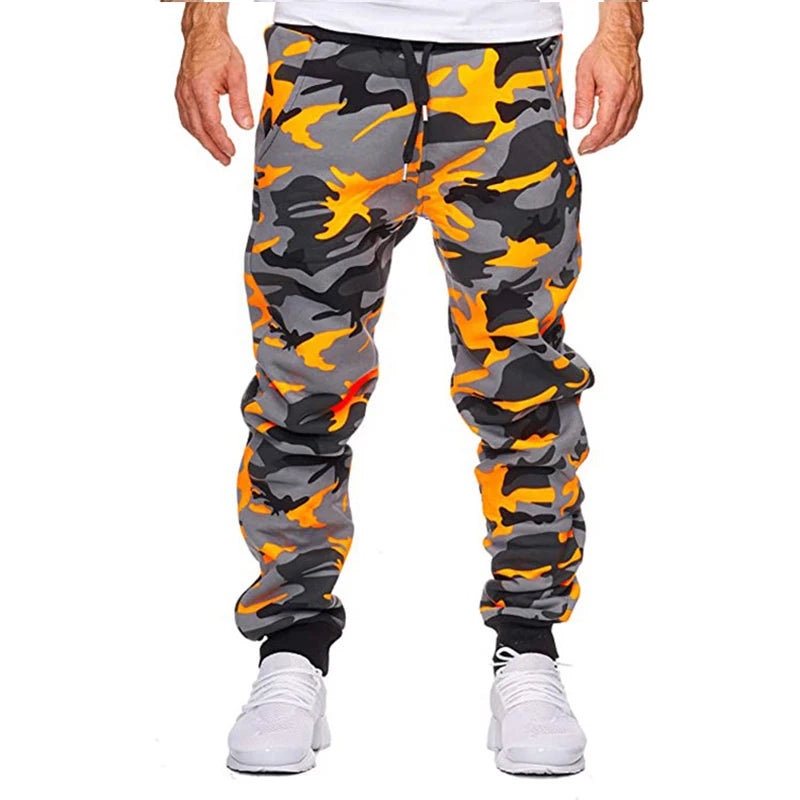 Men's Casual Camouflage Joggers-Various Colors