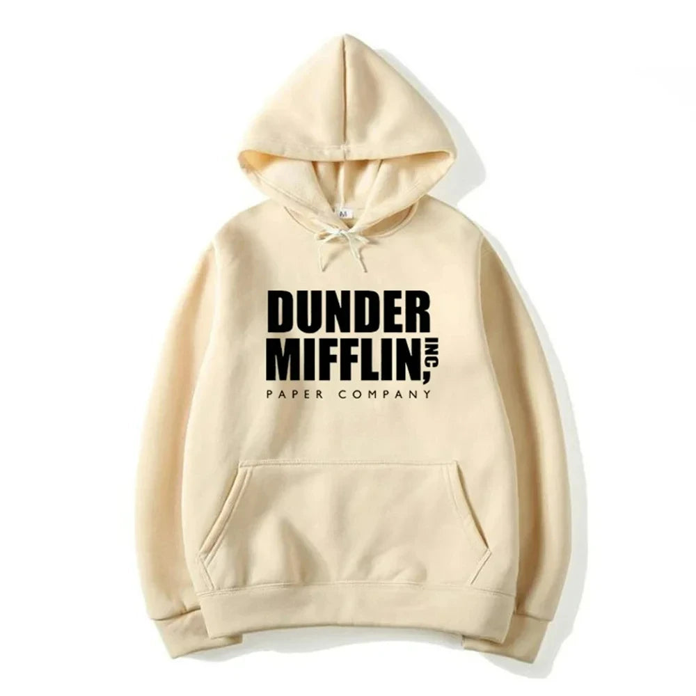 Dunder Mufflin Inc. Printed Unisex Hooded Sweatshirt - Various Colors