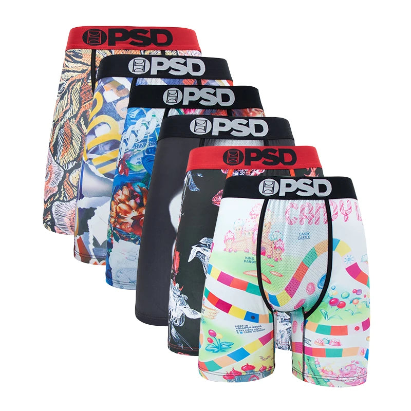 6-Pack Animated Print Men's Hipster Underwear