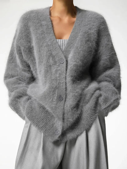 Women's Long Sleeve Soft Knitted Cardigan - Various Colors