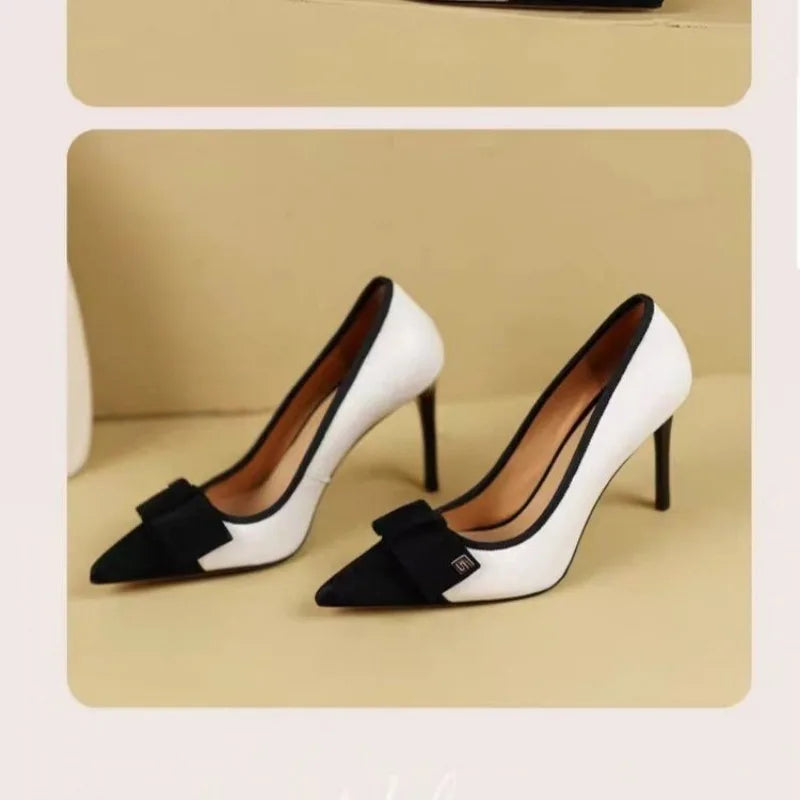 White Sided Stylish Heels for Women