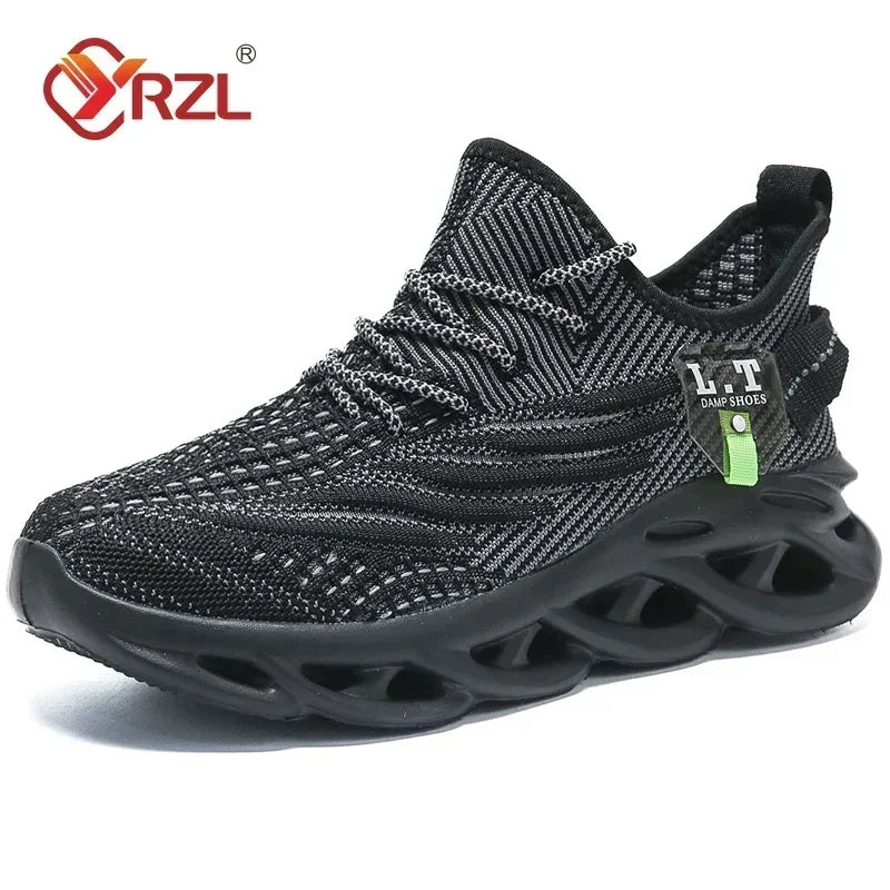 Men's Lightweight Breathable Running Sneakers - Comfortable Non-Slip Footwear