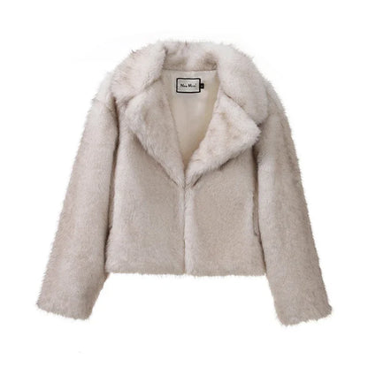 Women's Luxury Faux Fur Coat