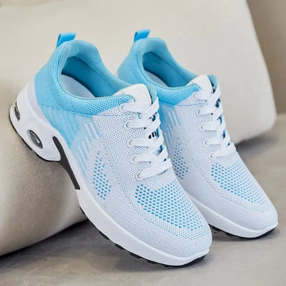 Womens Breathable Sneakers - Light Mesh Air Cushion - Various Colors