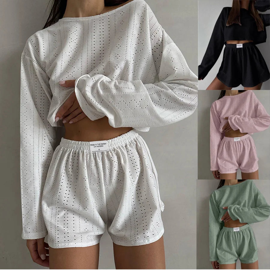 Women's Pajamas Set - 2 Piece Loose fit