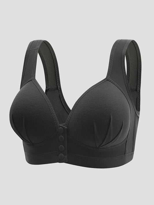 Women's Breathable Wireless Bra with Lightweight Cotton Cups 