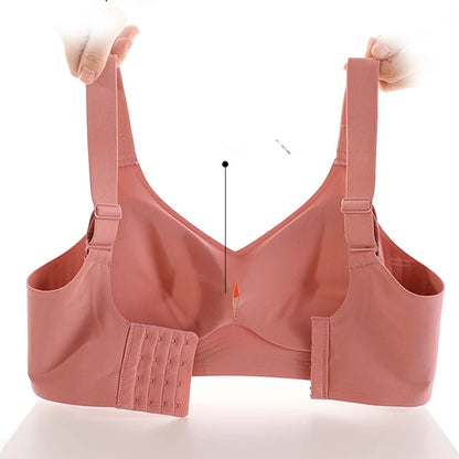 One-Piece Soft Support Push-Up Bra for Women with Adjustable Features